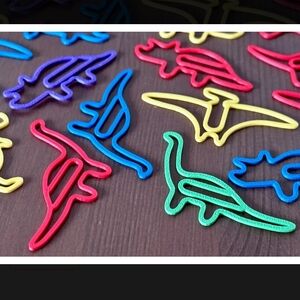3D Printed Dinosaur Shaped Paper Clips
